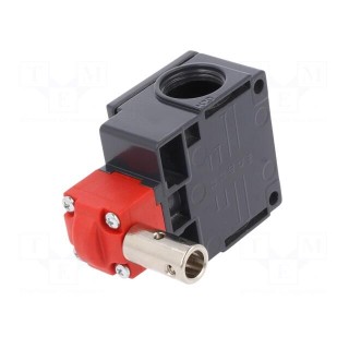 Safety switch: hinged | FZ | NC + NO | IP67 | -25÷80°C | red,grey