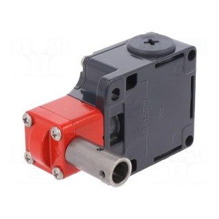 Safety switch: hinged | FL | NC x2 + NO | IP67 | -25÷80°C | red,grey