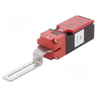 Safety switch: hinged | XCSPL | NC + NO | IP67 | -25÷70°C | red