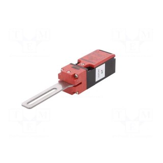 Safety switch: hinged | XCSPL | NC + NO x2 | IP67 | -25÷70°C | red