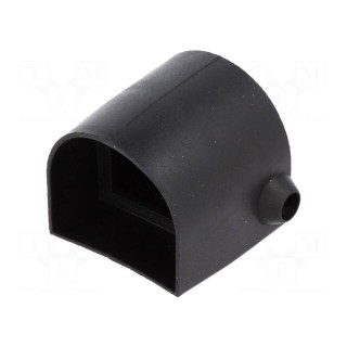Lateral plug | -20÷55°C | Colour: black | Application: 3100.0110N