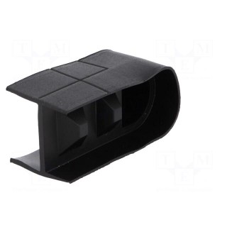 Lateral plug | -20÷55°C | black | NBR | 3100.1610N