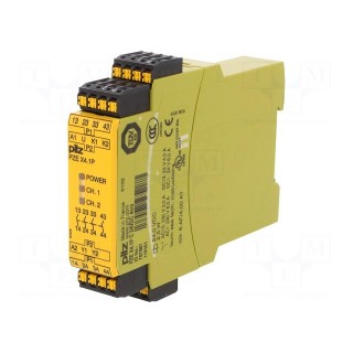 Module: extension | Series: PZE X4.1P C | IN: 1 | OUT: 4 | Mounting: DIN