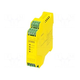 Module: safety relay | 230VAC | 230VDC | IN: 2 | for DIN rail mounting