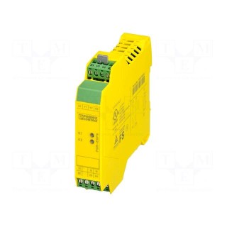 Module: safety relay | 24VDC | IN: 1 | for DIN rail mounting | IP20
