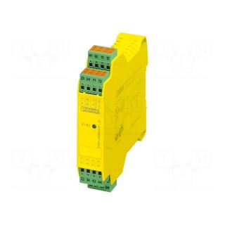 Module: safety relay | 24VDC | IN: 2 | for DIN rail mounting | IP20