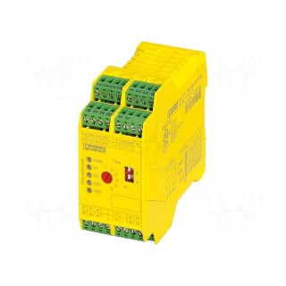 Module: safety relay | 24VDC | IN: 2 | for DIN rail mounting | IP20