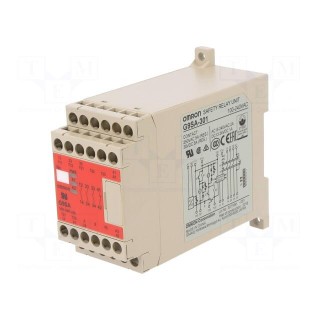 Module: safety relay | G9SA | 100÷240VAC | IN: 2 | -20÷55°C