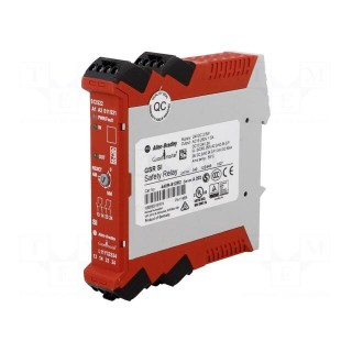 Module: safety relay | GSR | 24VAC | 24VDC | IN: 2 | OUT: 2 | -5÷55°C | IP40