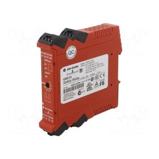Module: safety relay | GSR | 24VAC | 24VDC | IN: 4 | OUT: 2 | -5÷55°C | IP40