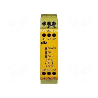 Module: safety relay | P2HZ X3 | 24VDC | OUT: 3 | -25÷55°C | PNOZ X