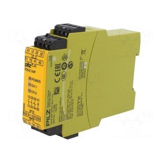 Module: safety relay | P2HZ X4P | Usup: 24VDC | IN: 2 | OUT: 4 | -25÷55°C