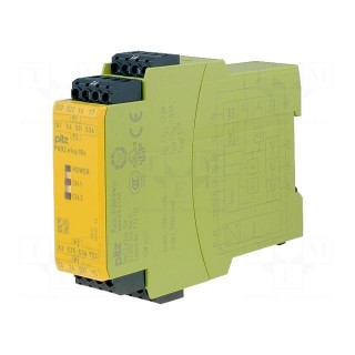 Module: safety relay | PNOZ e1vp | Usup: 24VDC | IN: 2 | OUT: 4 | -10÷55°C