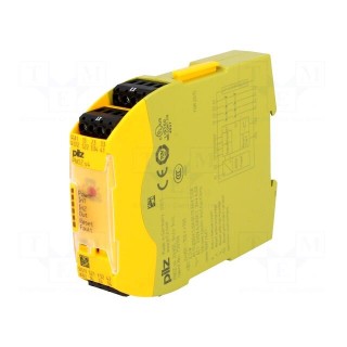 Module: safety relay | PNOZ s4 | Usup: 24VDC | IN: 3 | OUT: 5 | -10÷55°C