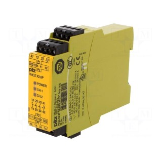 Module: safety relay | Series: PNOZ X2.8P | IN: 4 | OUT: 4 | -35÷55°C