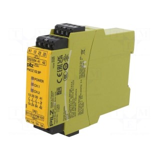 Module: safety relay | PNOZ X2.9P | Usup: 24VDC | IN: 2 | OUT: 4 | IP40