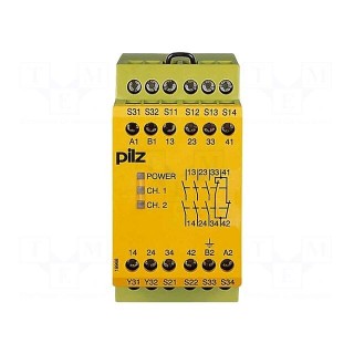 Module: safety relay | Series: PNOZ X3 | OUT: 5 | Mounting: DIN | 24VDC