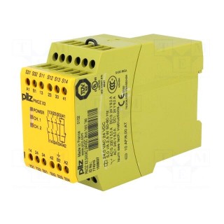 Module: safety relay | Series: PNOZ X3 | 24VDC | 24VAC | IN: 2 | OUT: 5
