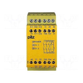 Module: safety relay | PNOZ X4 | 24VDC | OUT: 4 | -10÷55°C | PNOZ X