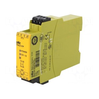 Module: safety relay | PNOZ X7P | Usup: 24VAC | Usup: 24VDC | IN: 1 | IP40