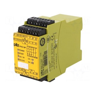 Module: safety relay | PNOZ X8P | Usup: 24VDC | IN: 3 | OUT: 5 | -10÷55°C