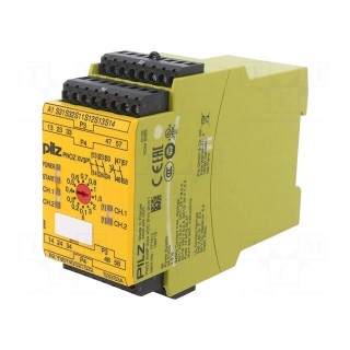 Module: safety relay | PNOZ XV3P | Usup: 24VDC | IN: 6 | OUT: 5 | -10÷55°C