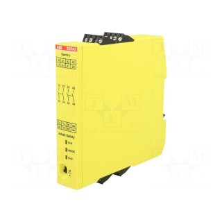 Module: safety relay | SENTRY | 24VDC | for DIN rail mounting | IP20