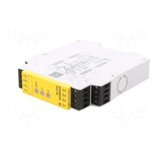Module: safety relay | Usup: 230VAC | Contacts: NC + NO x3 | -25÷55°C