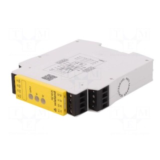 Module: safety relay | Usup: 24VAC | 24VDC | Contacts: NC + NO x2