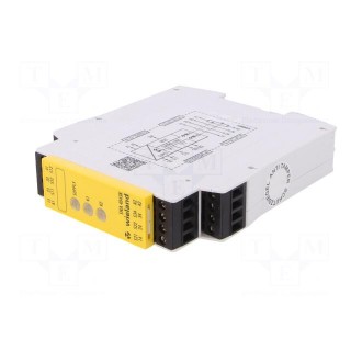 Module: safety relay | Usup: 24VAC | 24VDC | Contacts: NC + NO x3