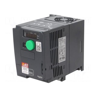 Vector inverter | Max motor power: 0.37kW | Out.voltage: 3x400VAC