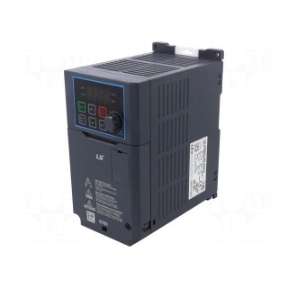 Vector inverter | Max motor power: 0.4kW | Out.voltage: 3x400VAC