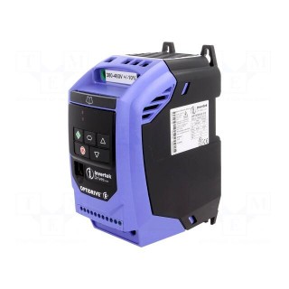 Vector inverter | Max motor power: 1.5kW | Out.voltage: 3x400VAC