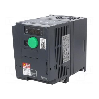 Vector inverter | Max motor power: 1.5kW | Out.voltage: 3x400VAC