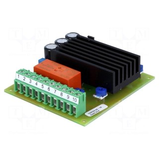 DC-motor driver | for building in | Imax: 12A | 65x75x30mm | 10÷35VDC