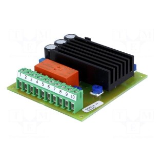DC-motor driver | for building in | Imax: 12A | 65x75x30mm | 10÷35VDC