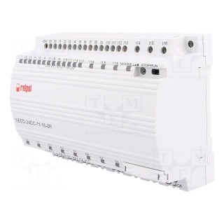 Programmable relay | OUT1: 250VAC/10A | IN: 16 | Anal.in: 3 | OUT: 8