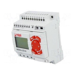 Programmable relay | 250VAC/10A | IN: 8 | Analog in: 2 | OUT: 4 | NEED