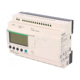 Programmable relay | IN: 12 | Anal.in: 2 | OUT: 8 | OUT 1: relay | 24VDC