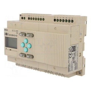 Programmable relay | IN: 12 | OUT: 8 | OUT 1: relay | ZEN-20C | IP20