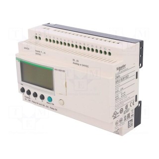 Programmable relay | IN: 16 | Anal.in: 6 | OUT: 10 | OUT 1: relay | 24VDC