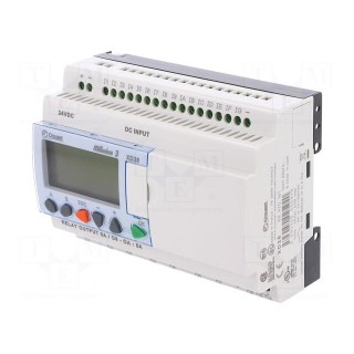 Programmable relay | IN: 16 | OUT: 10 | OUT 1: relay | 24VDC | DIN | IP20