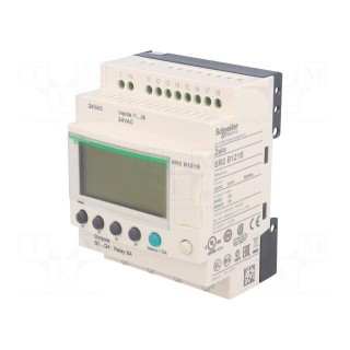 Programmable relay | IN: 8 | Anal.in: 0 | OUT: 4 | OUT 1: relay | DIN | IP20