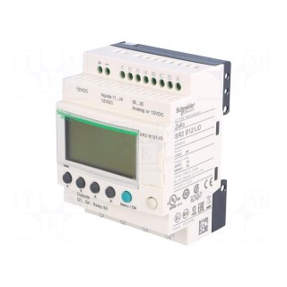 Programmable relay | IN: 8 | Anal.in: 4 | OUT: 4 | OUT 1: relay | 12VDC