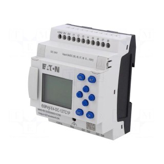 Programmable relay | IN: 8 | Analog in: 4 | Analog.out: 0 | OUT: 4 | 24VDC
