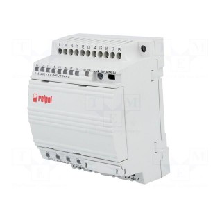 Programmable relay | OUT1: 250VAC/10A | IN: 8 | Anal.in: 2 | OUT: 4 | DIN