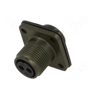 Connector: circular | Series: DS/MS | socket | female | PIN: 2 | 13A