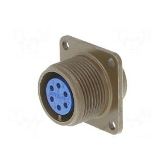 Connector: circular | Series: 97 | socket | female | PIN: 6 | soldering