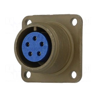 Connector: circular | Series: 97 | socket | female | PIN: 5 | soldering