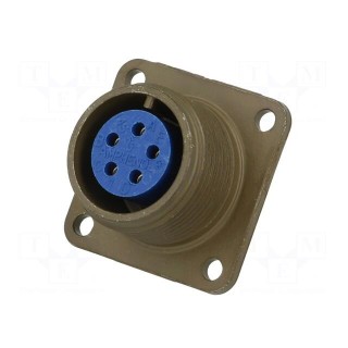 Connector: circular | Series: 97 | socket | female | PIN: 5 | soldering